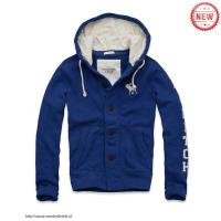 heren abercrombie and fitch pullover full-knop blauw moose logo On Sale Outlet fgj8b771